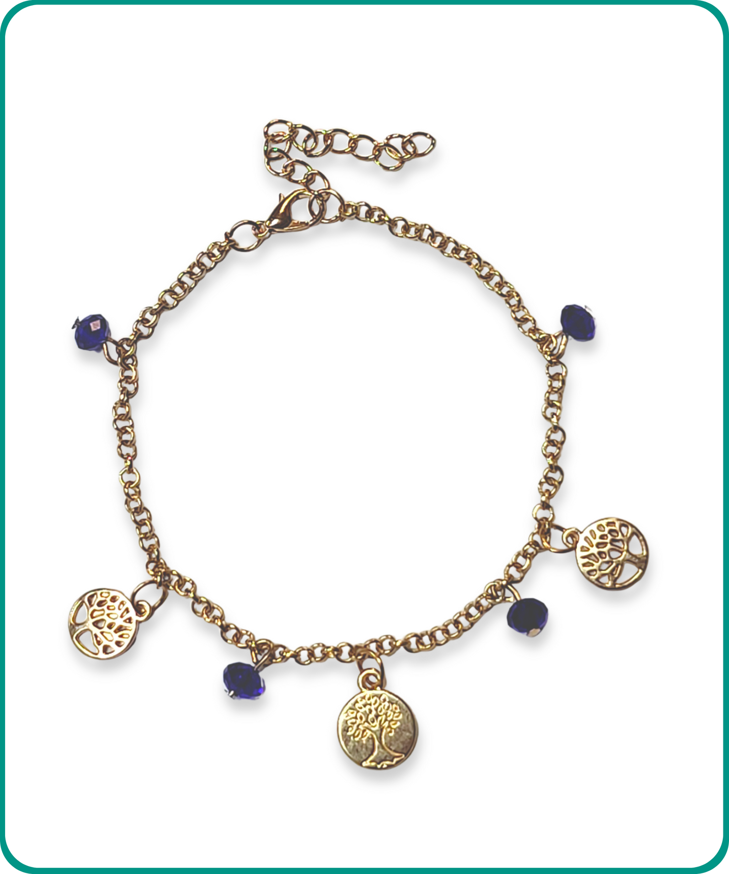BESHEEK | Tree of Life with Crystal Royal Blue