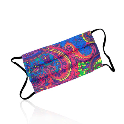 Plum Paisley Fabric Mask