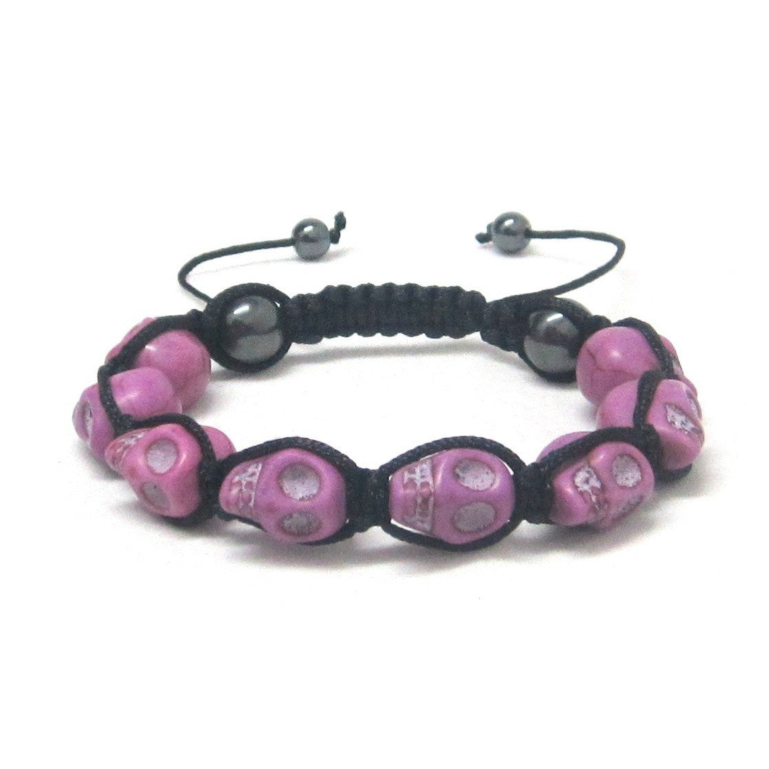 BESHEEK Sea turtule PURPLE turquoise howlite stone Artisan Weaved Macrame Shamballa Bracelet | Handmade Hypoallergenic Boho Beach Gala Wedding Style Jewelry