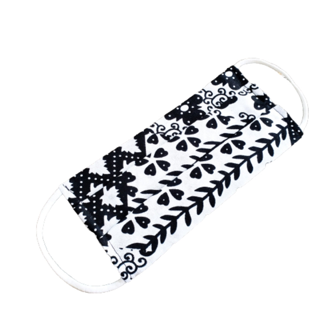 Black & White Forest Fabric Mask