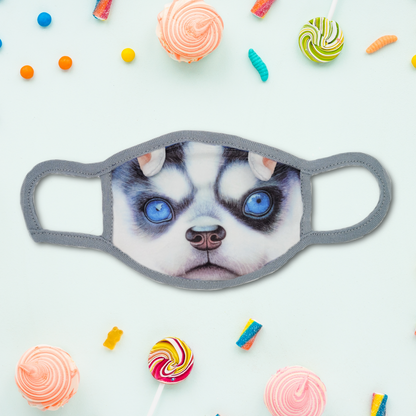 Arctic Frost Husky Fabric Mask