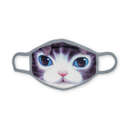 Set of 5  Fabric Masks with Kitty Designs