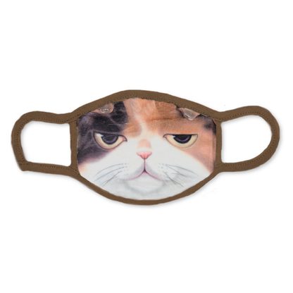 Set of 5  Fabric Masks with Kitty Designs
