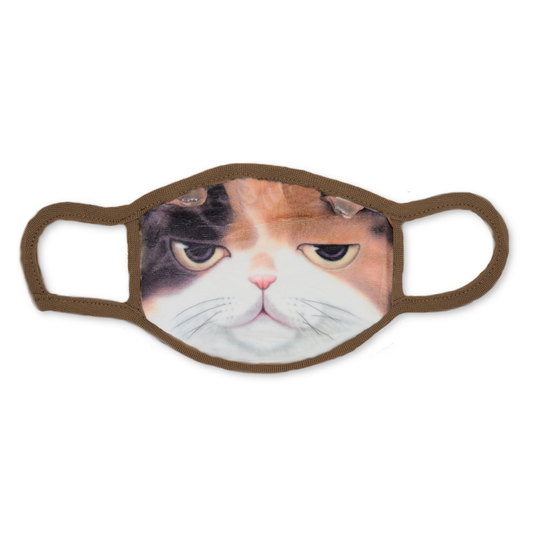 Sleepy Kitten Fabric Mask