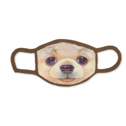 Bulldog, Chihuahua & Poodle Dog Mask Fabric Set of 3