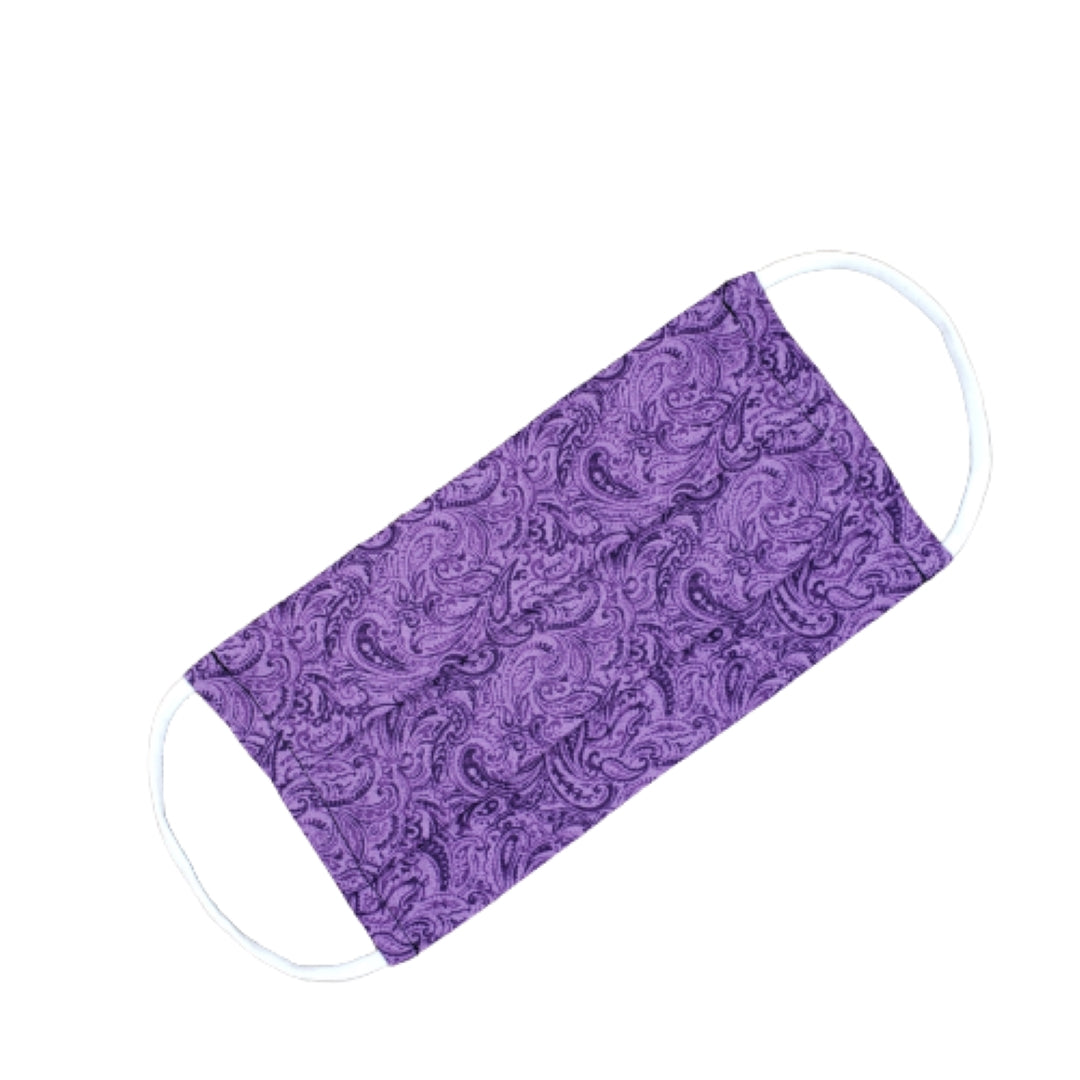 Purple Rain Fabric Mask