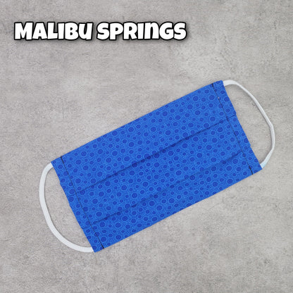 Malibu Blue Fabric Mask