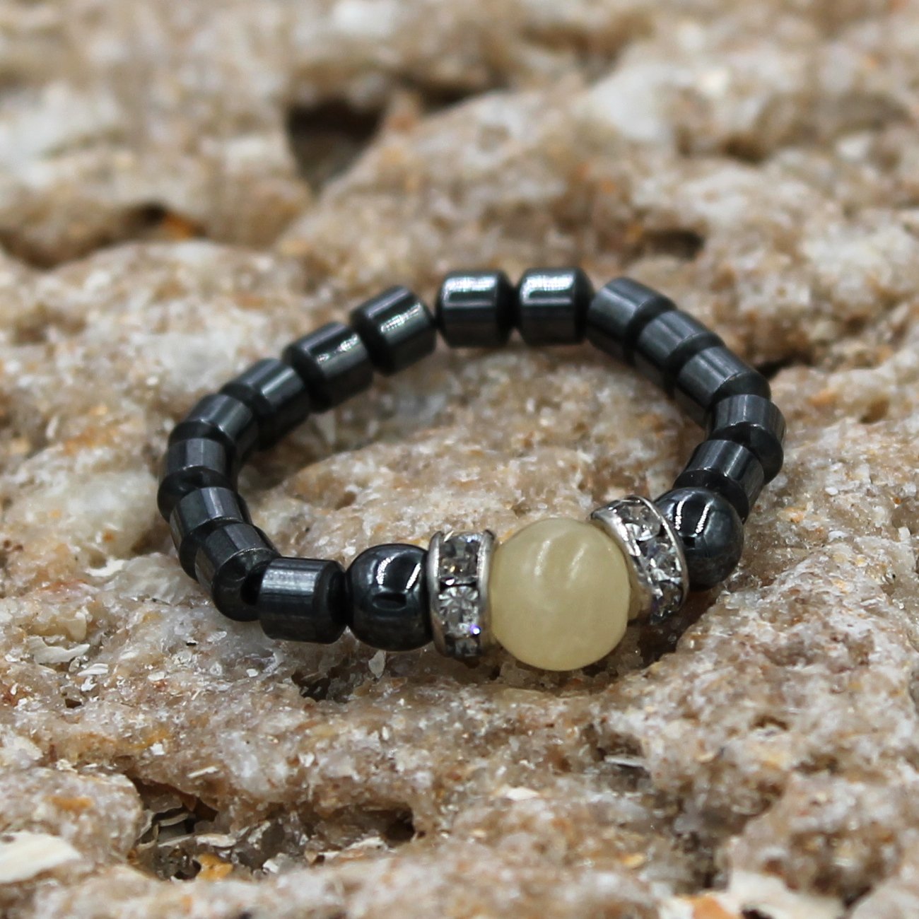 Magenetic Stretch Carnelian Stretch Toe Ring